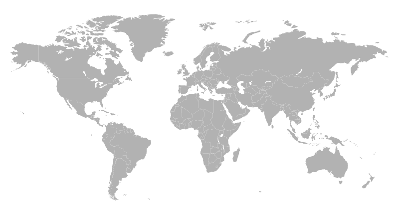 World map showing the global reach of Edgex Coretrades